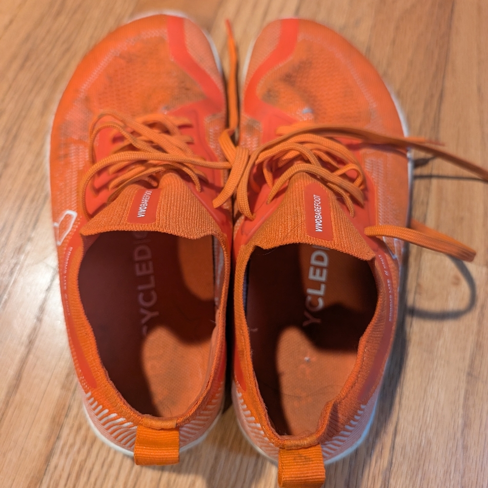 Vivobarefoot Men's Bright Orange Athletic Shoes- Size EUR 40/Men's 7/Women's 9 - Picture 4 of 7